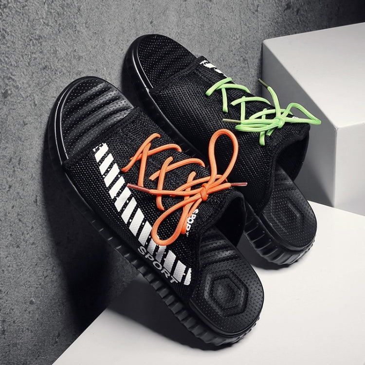 Fashion Breathable Mesh Non-slip Wear-resistant Slippers for Men