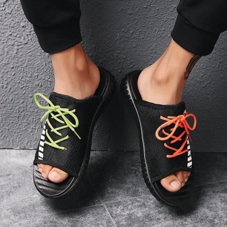 Fashion Breathable Mesh Non-slip Wear-resistant Slippers for Men