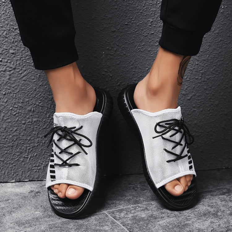 Fashion Breathable Mesh Non-slip Wear-resistant Slippers for Men