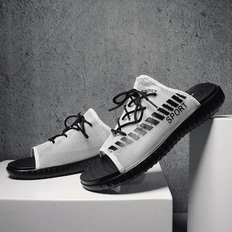 Fashion Breathable Mesh Non-slip Wear-resistant Slippers for Men