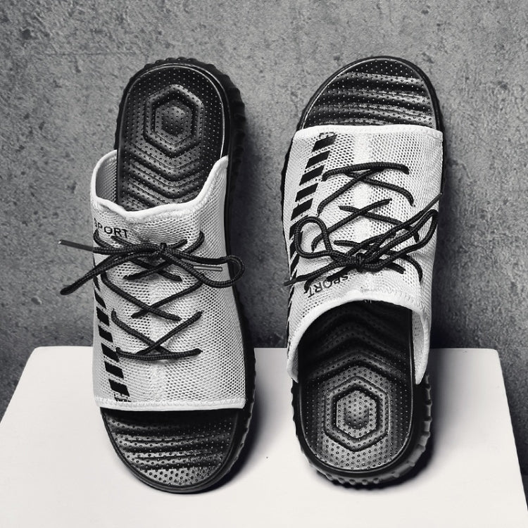 Fashion Breathable Mesh Non-slip Wear-resistant Slippers for Men