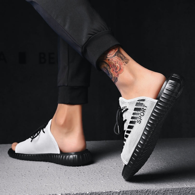 Fashion Breathable Mesh Non-slip Wear-resistant Slippers for Men