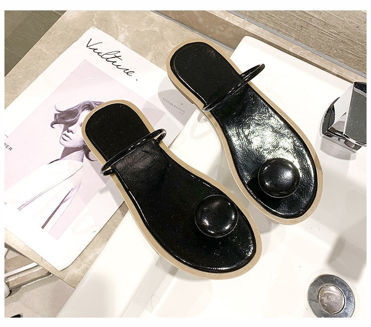 Flat Bottom Toe Set Foot Slippers for Women
