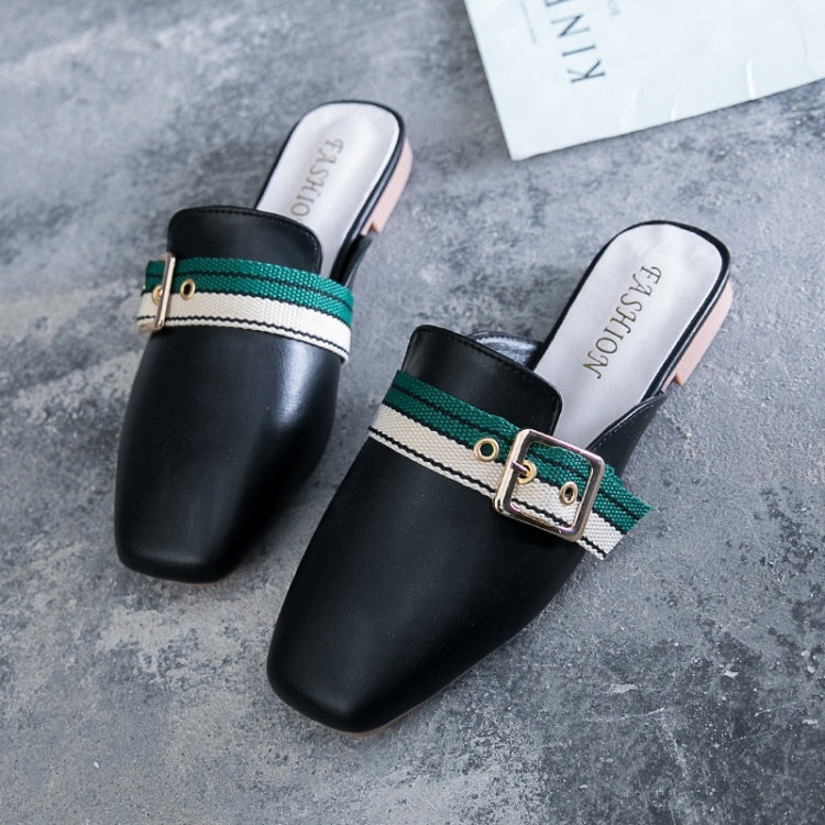 Casual Wild Round Head Flat Bottom PU Fashion Shoes for Women