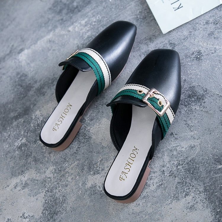 Casual Wild Round Head Flat Bottom PU Fashion Shoes for Women