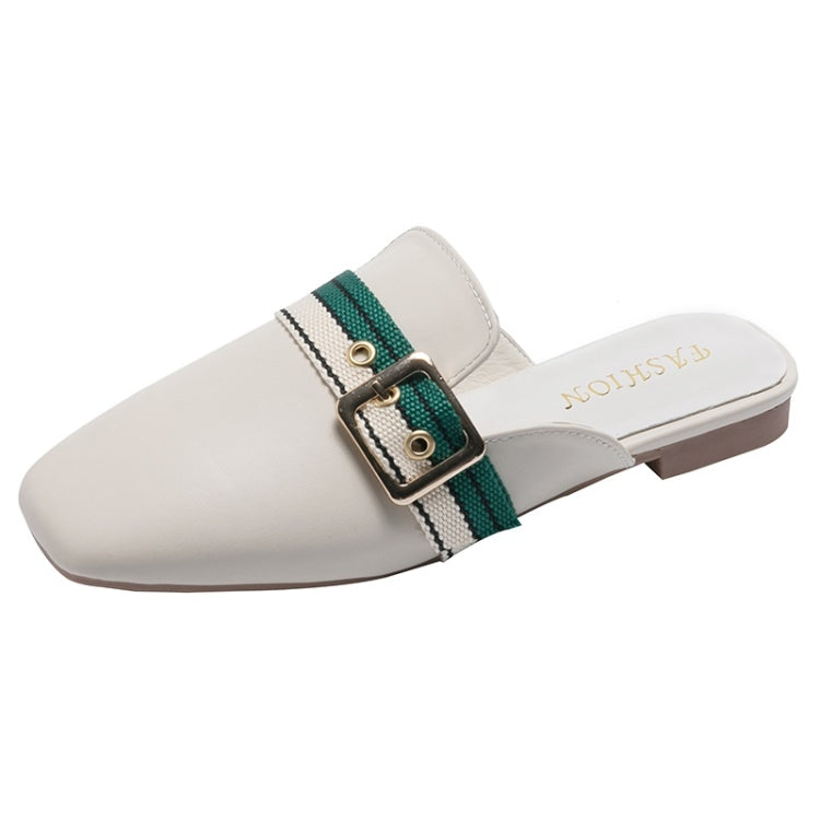 Casual Wild Round Head Flat Bottom PU Fashion Shoes for Women