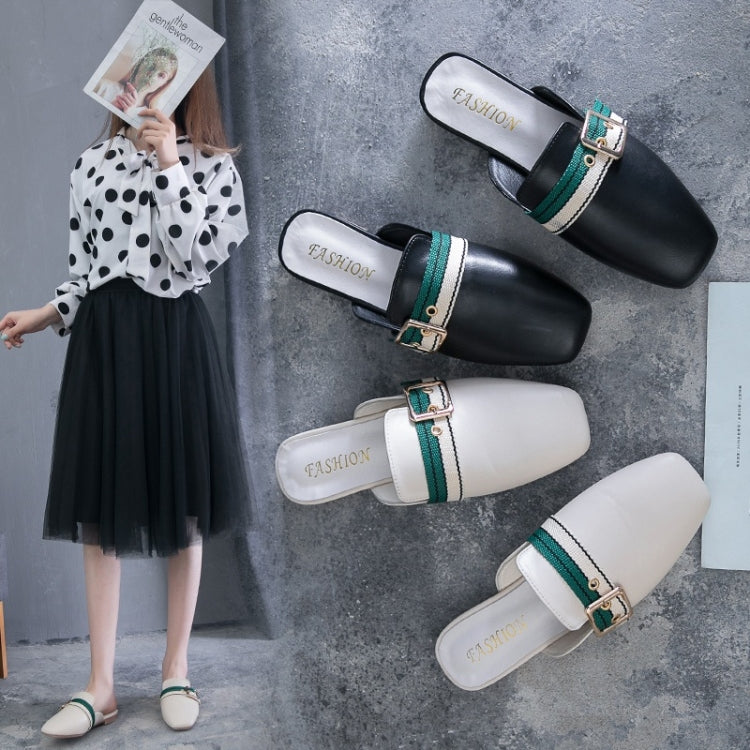 Casual Wild Round Head Flat Bottom PU Fashion Shoes for Women