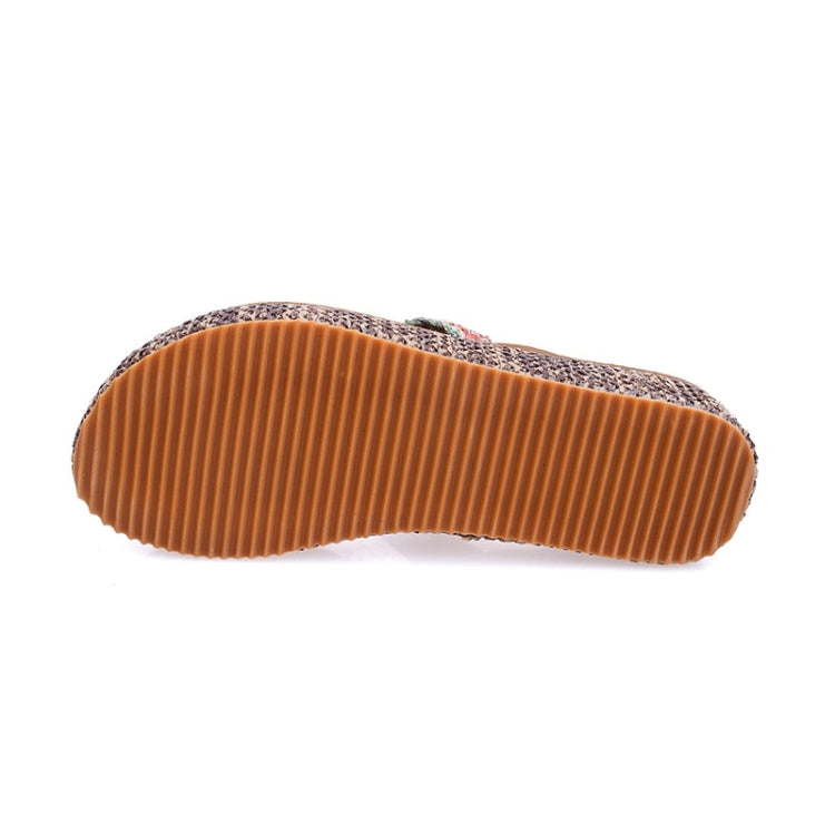 Fashion Muffin Bottom Ethnic Etyle Flip Flops for Women