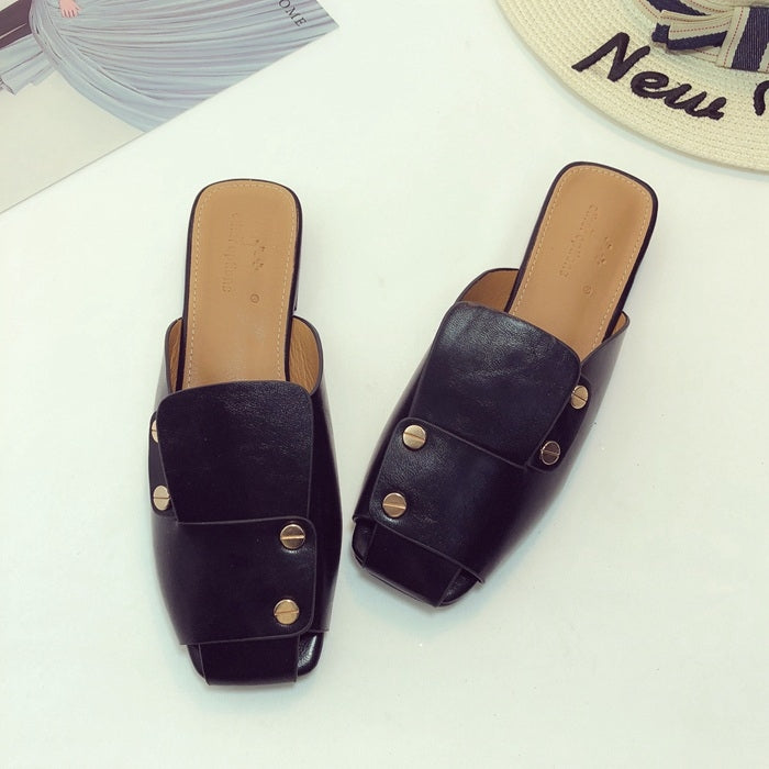 Fashion Trend Flat Bottom Stitching Shoes for Women