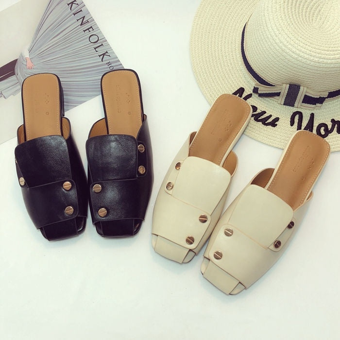Fashion Trend Flat Bottom Stitching Shoes for Women