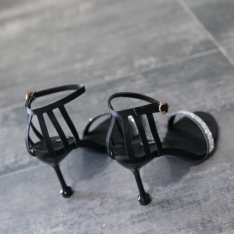Fashion Stiletto High Heel Rhinestone Open Toe Sandals for Women