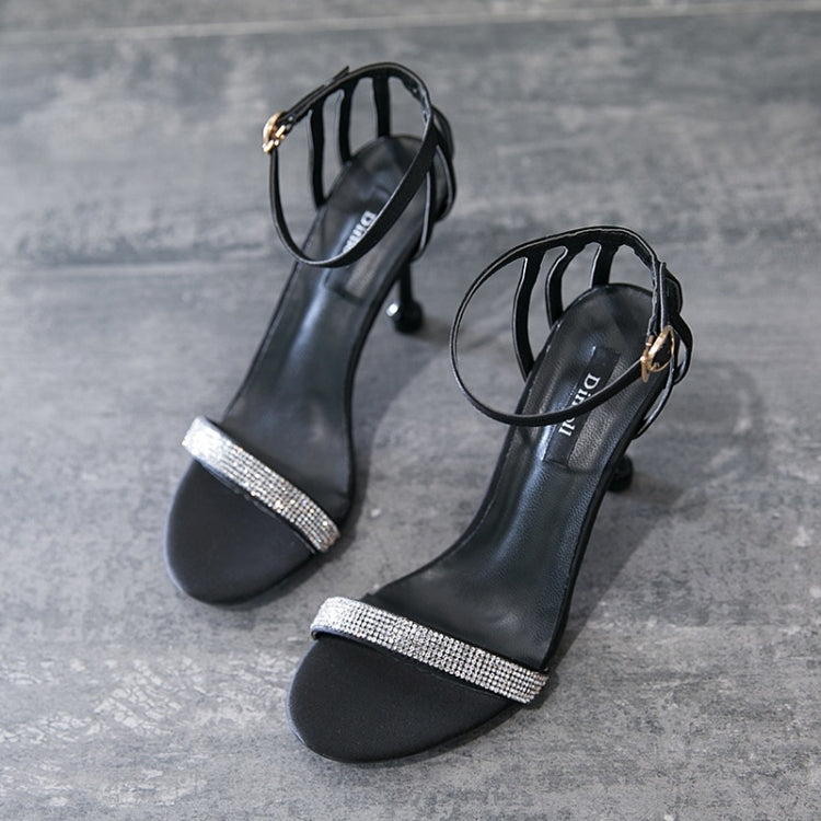 Fashion Stiletto High Heel Rhinestone Open Toe Sandals for Women