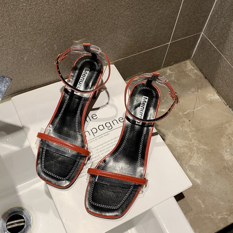 Trendy Simple Thick Bottom Open Toe Sandals for Women