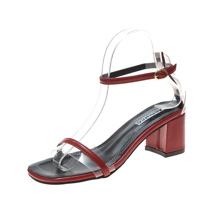Trendy Simple Thick Bottom Open Toe Sandals for Women