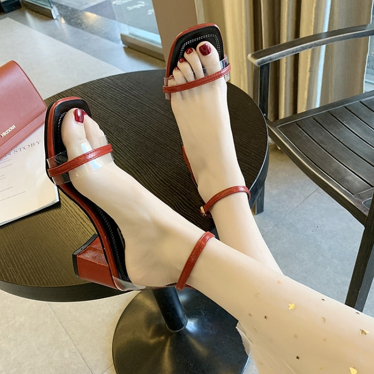 Trendy Simple Thick Bottom Open Toe Sandals for Women
