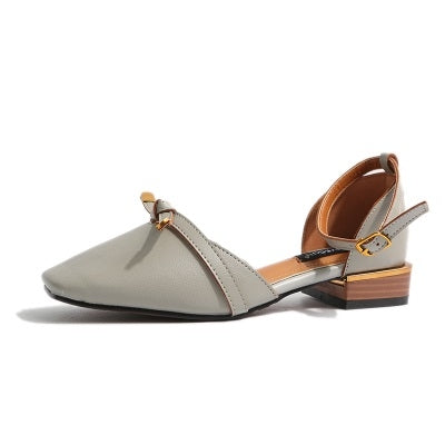 Low Heel Thick Bottom Fashion Shoes Sandals for Women