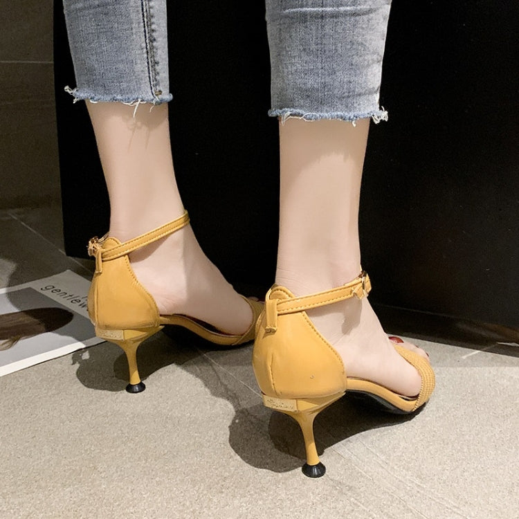 Fashion Simple Stiletto High Heel Open Toe Sandals for Women