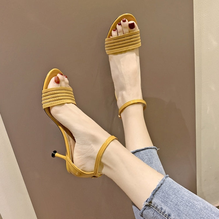 Fashion Simple Stiletto High Heel Open Toe Sandals for Women