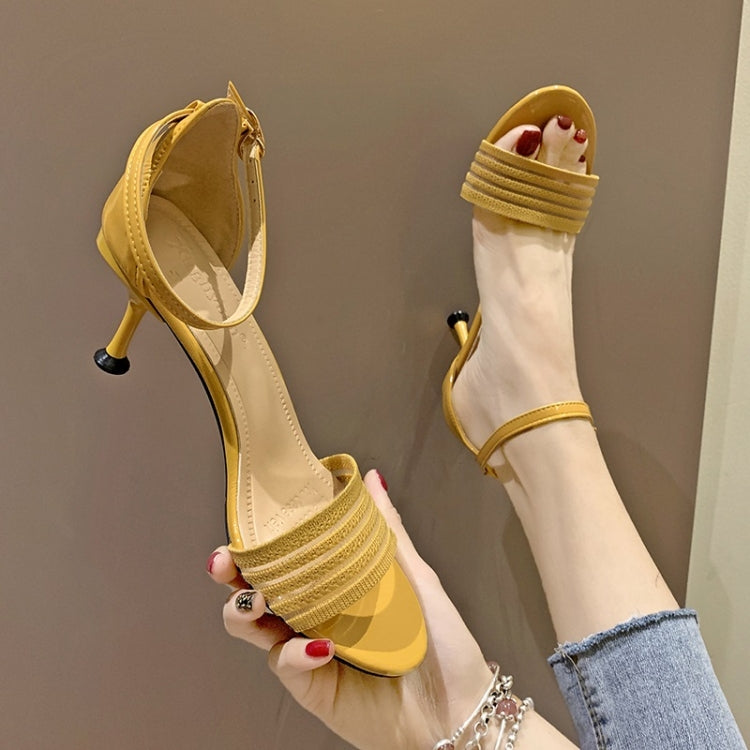 Fashion Simple Stiletto High Heel Open Toe Sandals for Women