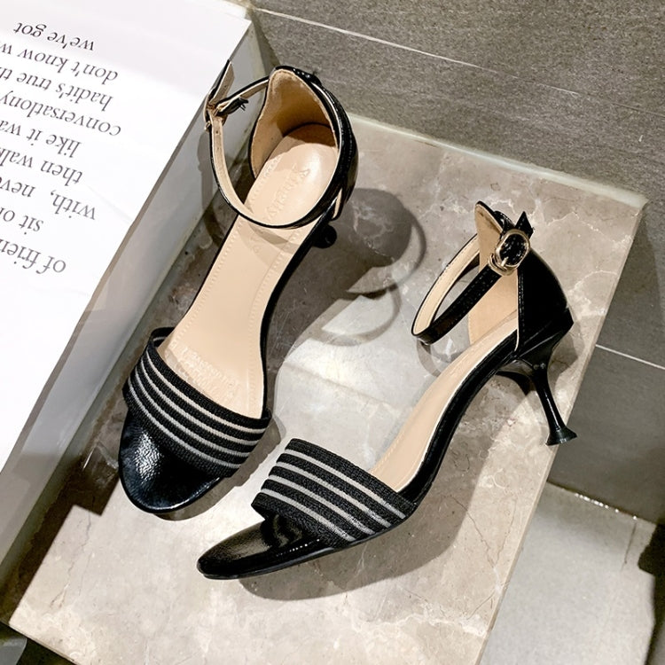 Fashion Simple Stiletto High Heel Open Toe Sandals for Women