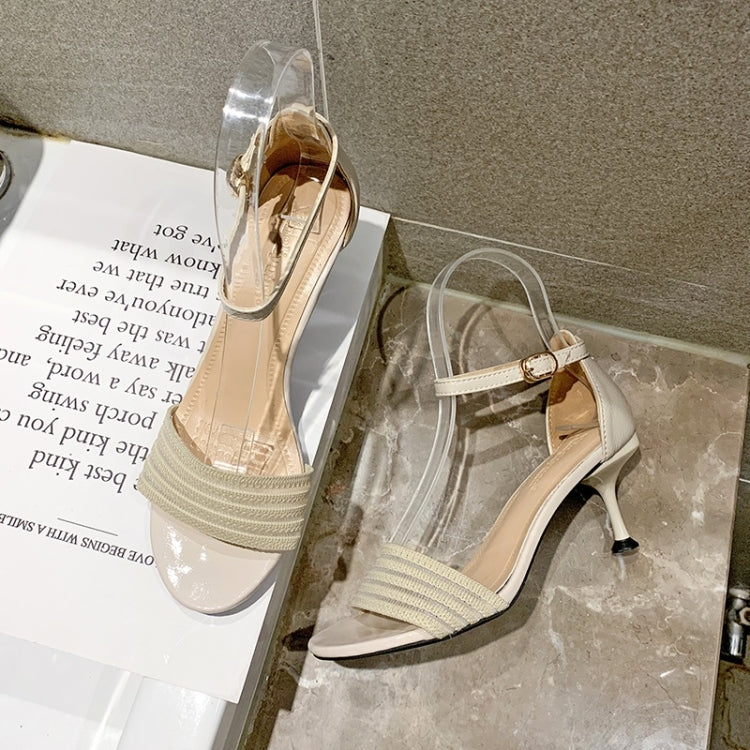 Fashion Simple Stiletto High Heel Open Toe Sandals for Women