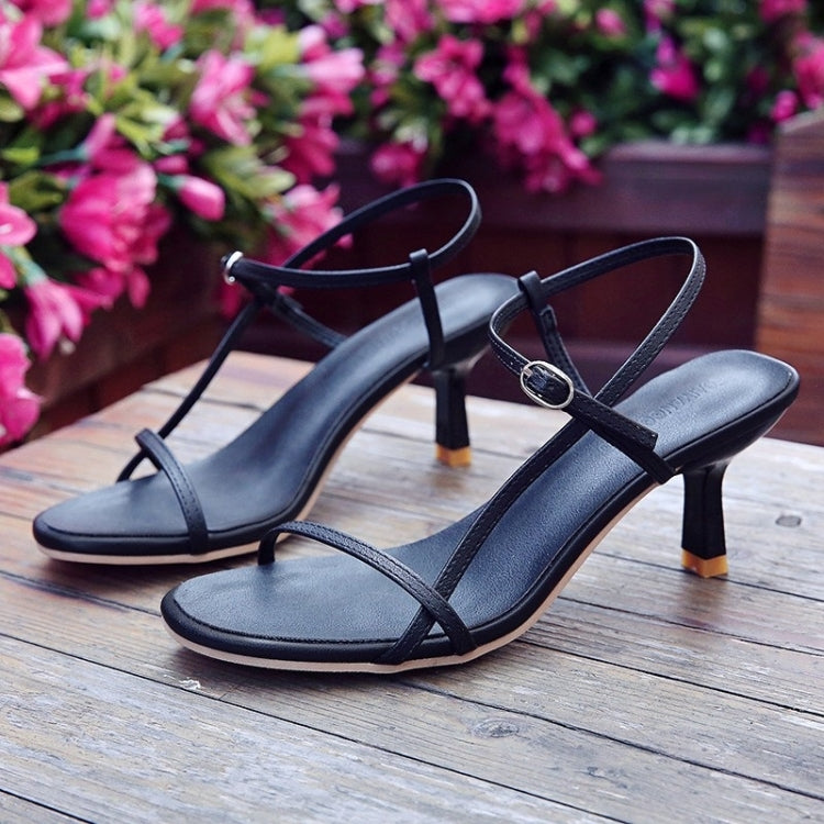 Simple and Stylish Stiletto Open Toe Sandals for Women
