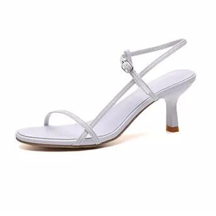 Simple and Stylish Stiletto Open Toe Sandals for Women