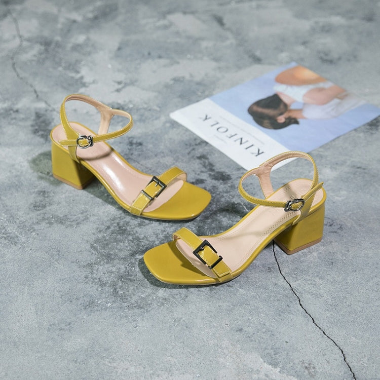 Fashion Wild Thick Heel Open Toe Sandals for Women