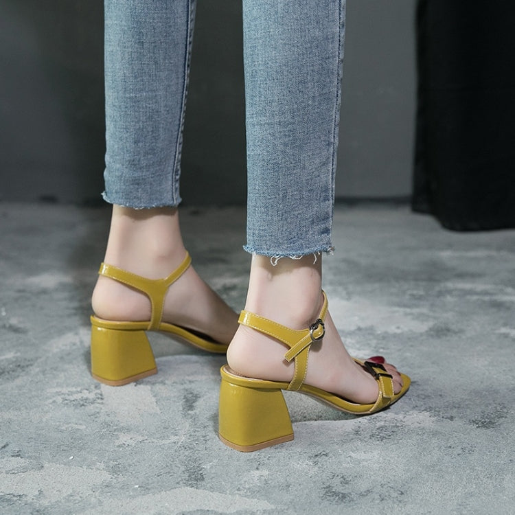Fashion Wild Thick Heel Open Toe Sandals for Women