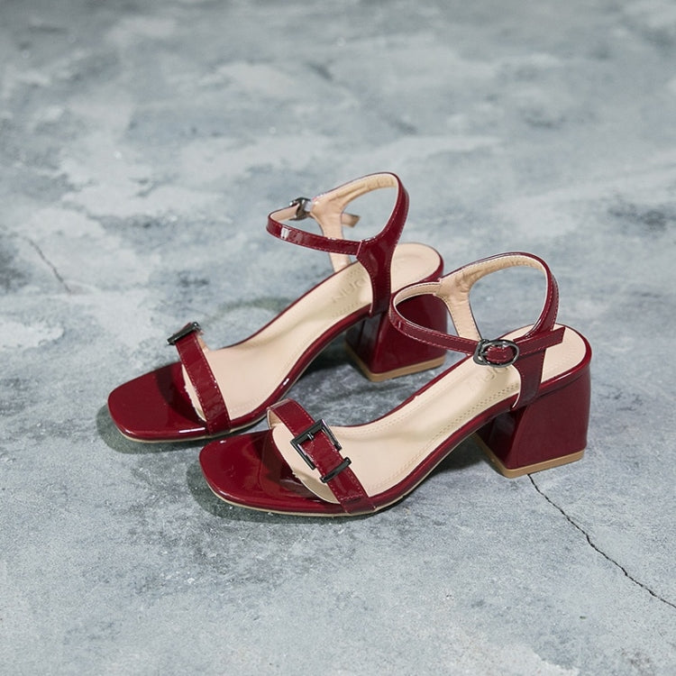 Fashion Wild Thick Heel Open Toe Sandals for Women