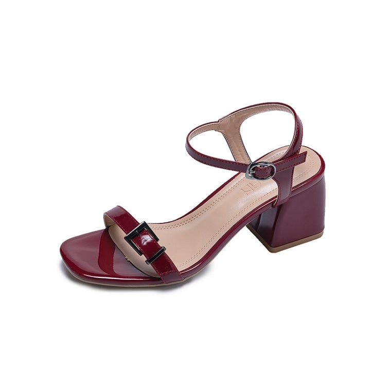 Fashion Wild Thick Heel Open Toe Sandals for Women