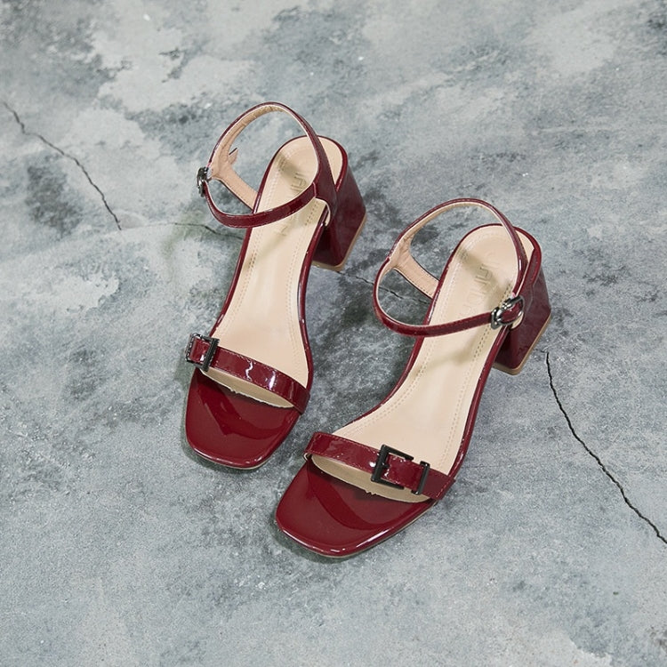 Fashion Wild Thick Heel Open Toe Sandals for Women