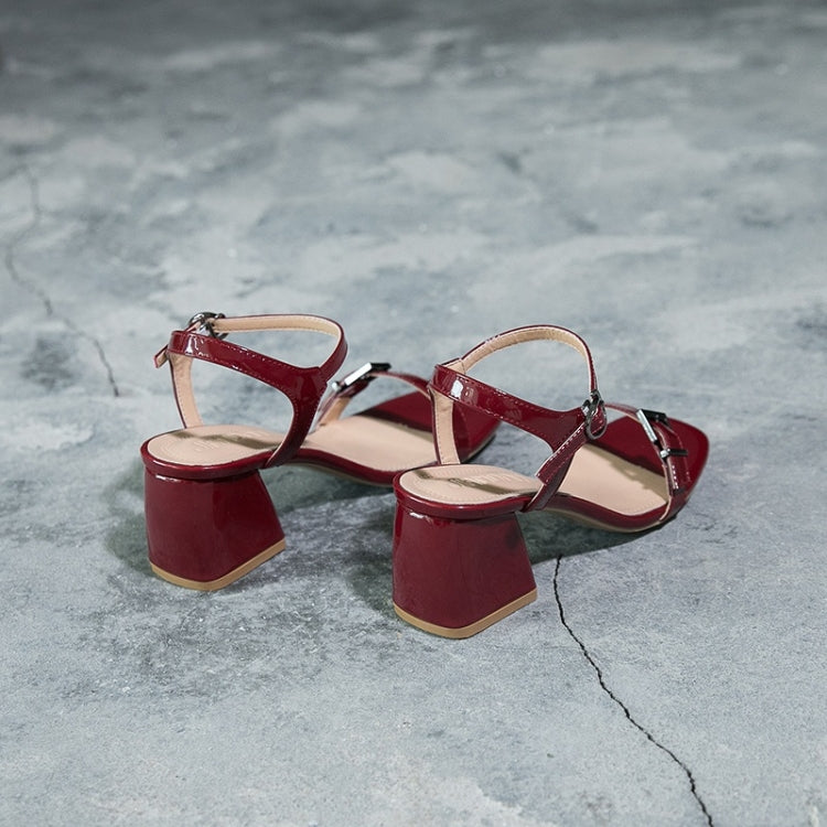 Fashion Wild Thick Heel Open Toe Sandals for Women