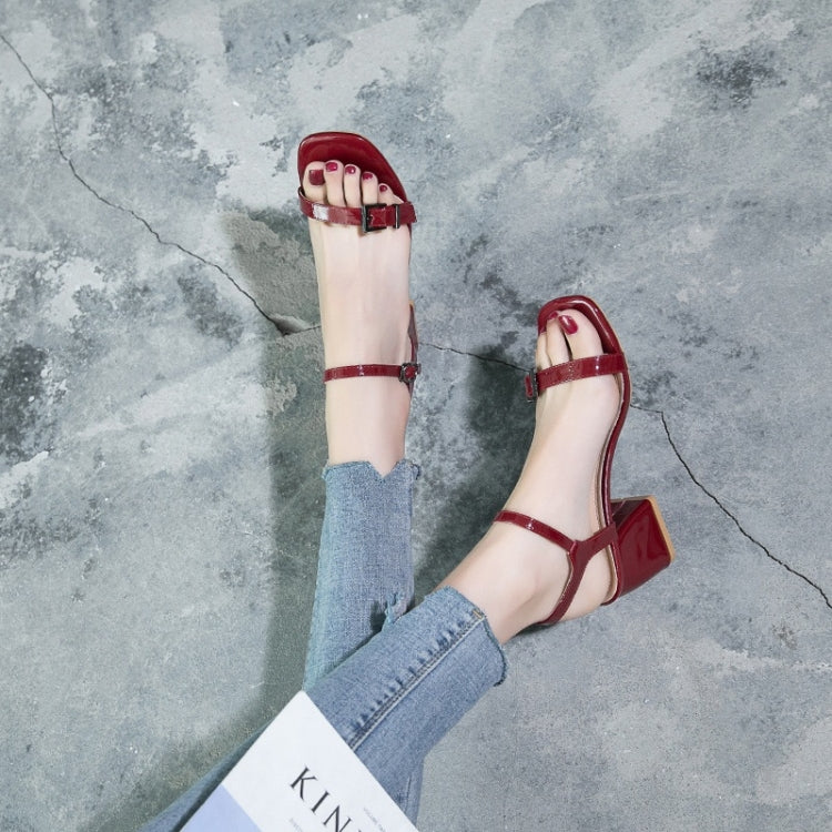 Fashion Wild Thick Heel Open Toe Sandals for Women