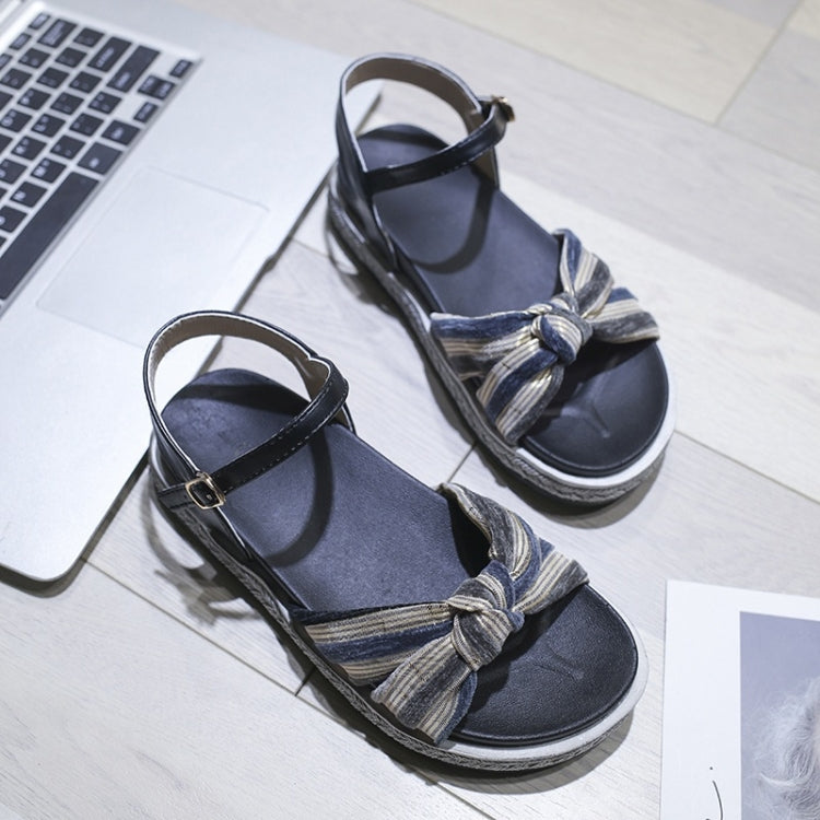 Muffin Bottom Color Matching Non-slip Wearable Sandals for Women