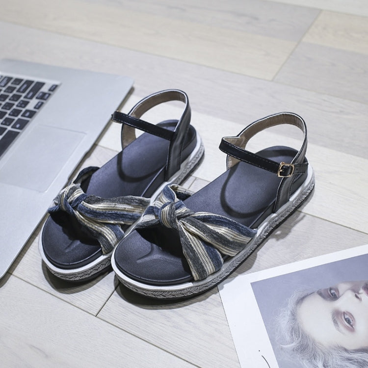 Muffin Bottom Color Matching Non-slip Wearable Sandals for Women