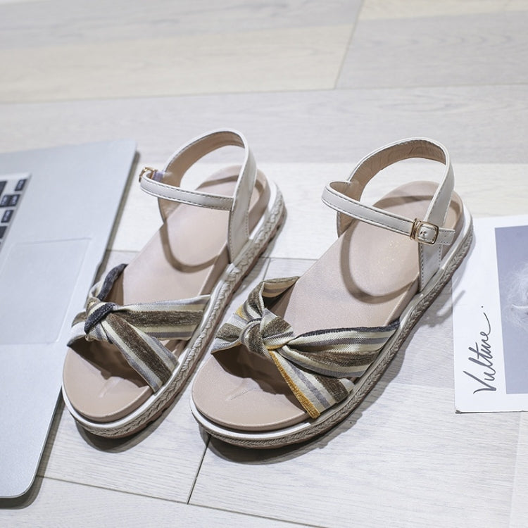 Muffin Bottom Color Matching Non-slip Wearable Sandals for Women