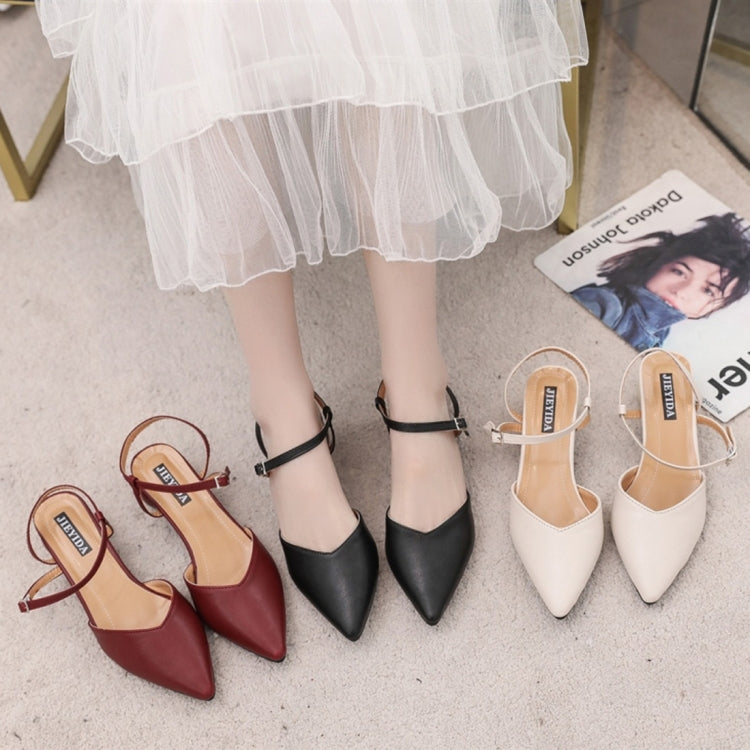 Fashion Round Heel Pointed Head Sandals for Women