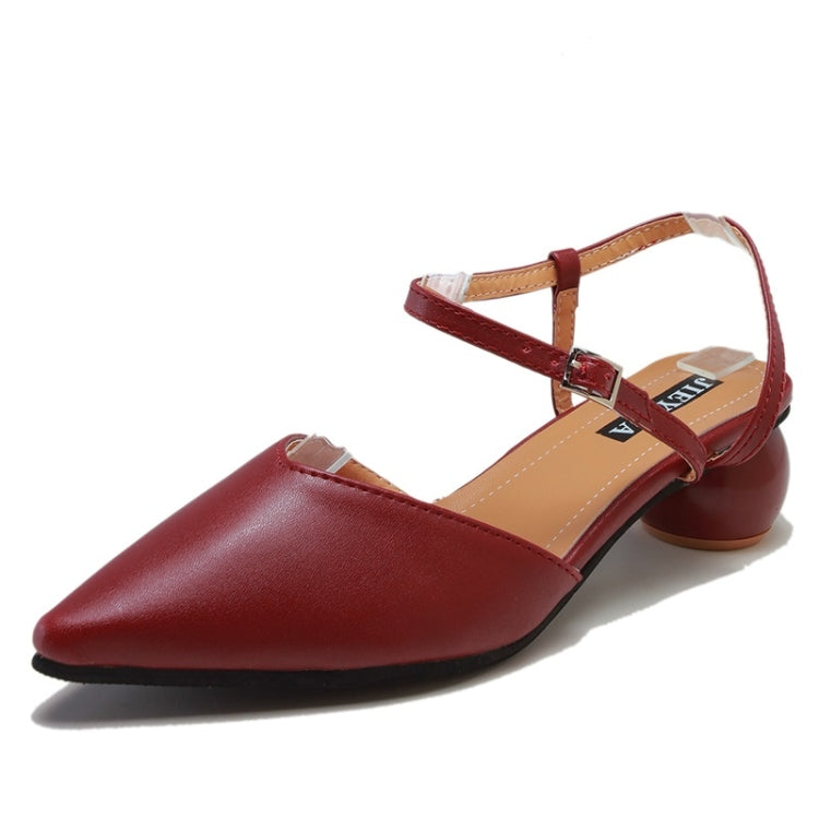 Fashion Round Heel Pointed Head Sandals for Women