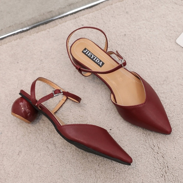 Fashion Round Heel Pointed Head Sandals for Women
