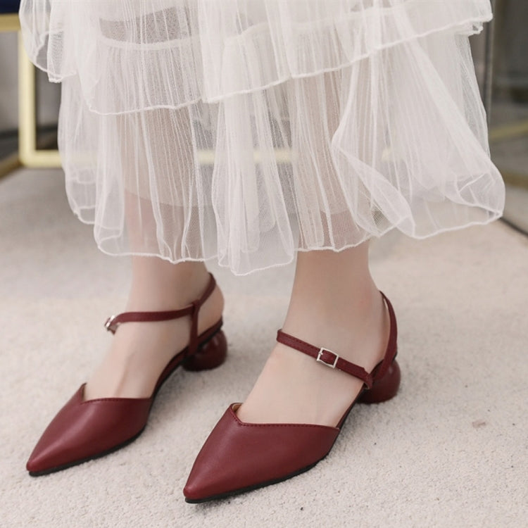 Fashion Round Heel Pointed Head Sandals for Women