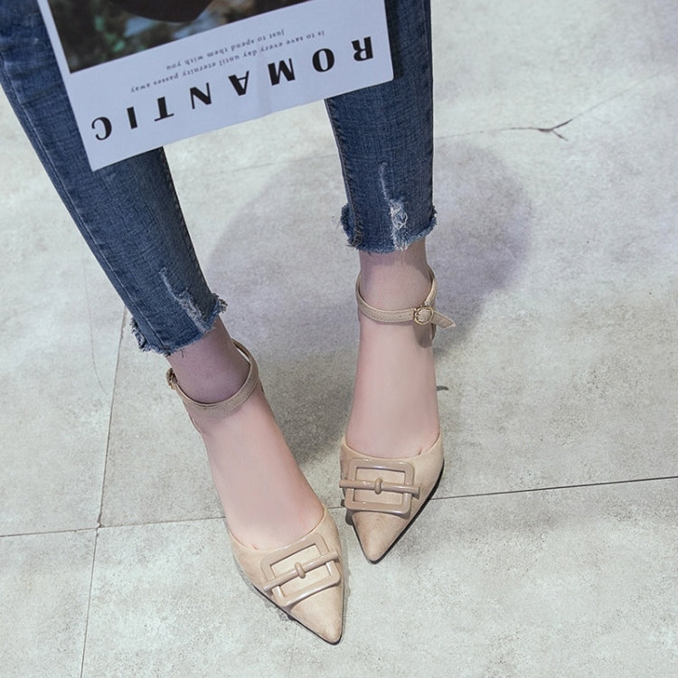 Thin Heel Pointed Head Suede High Heels for Women