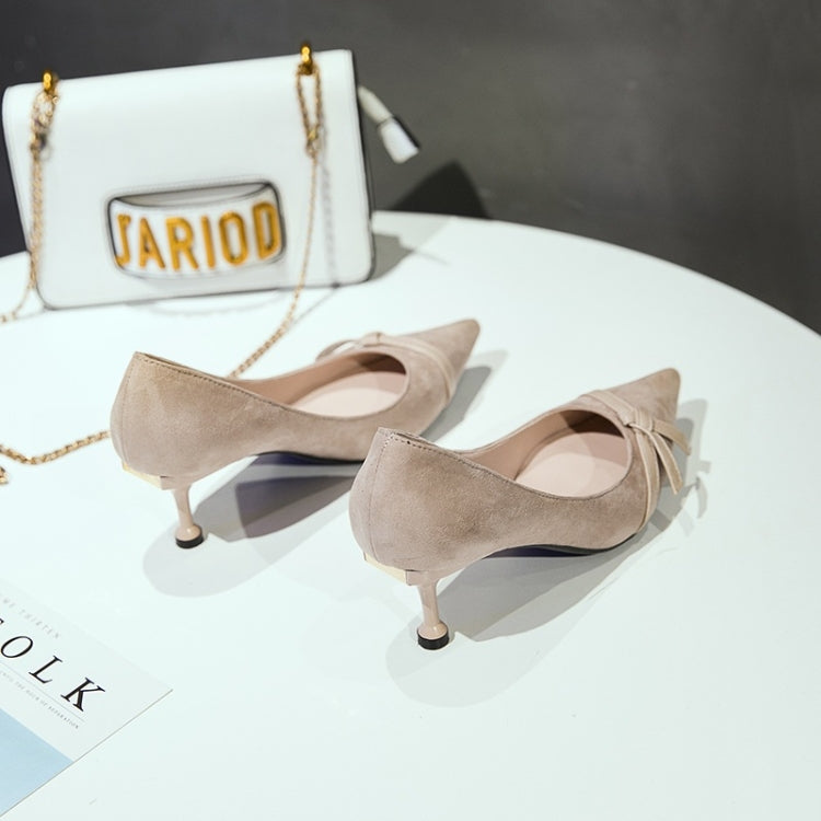 Stiletto Pointed Head Suede Fashion Shoes for Women