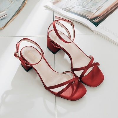 Simple Fashion Wild Open Toe Sandals for Women