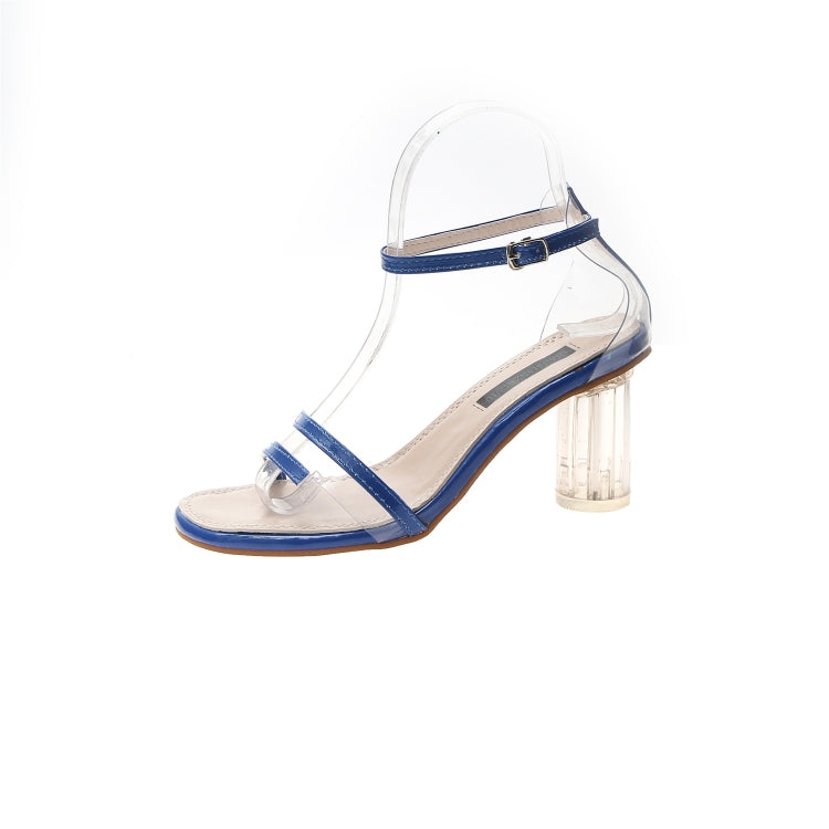 Simple Wild Transparent Thick Bottom Open Toe Sandals for Women