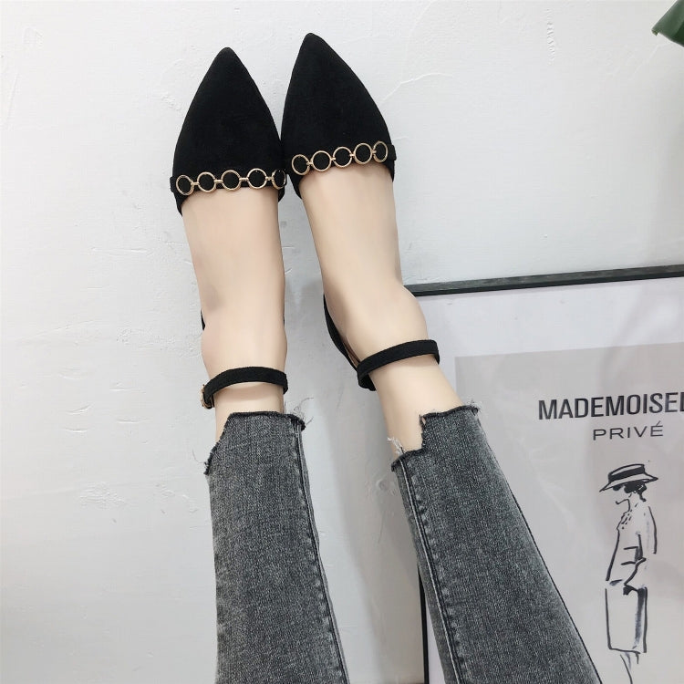 Thin Heel Pointed Head Suede High Heels for Women