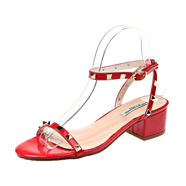 Summer Thick with Low Heel Studded Sandals for Women