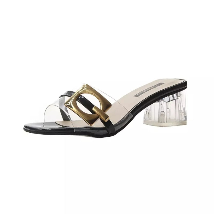 Fashion Transparent Thick Bottom Sandals for Women