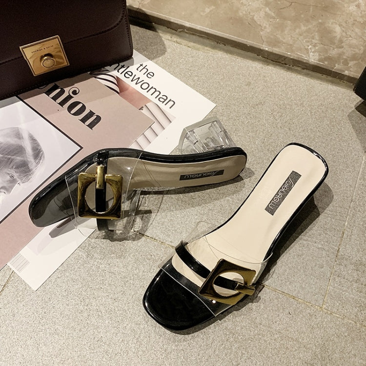 Fashion Transparent Thick Bottom Sandals for Women