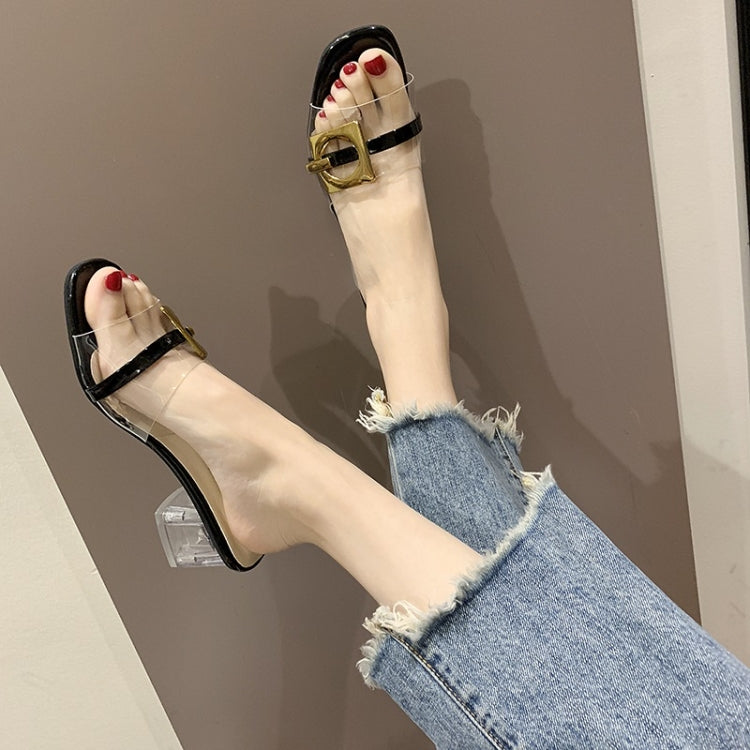 Fashion Transparent Thick Bottom Sandals for Women